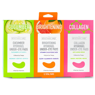 Assorted Hydrogel Under-eye Pads- 12 Pairs