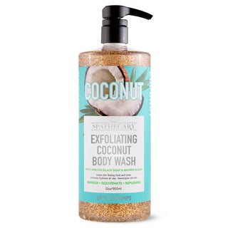 Exfoliating Coconut Body Wash with African Black Soap & Brown Sugar