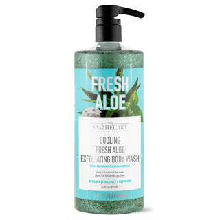 Cooling Fresh Aloe Exfoliating Body Wash with Peppermint & Sea Minerals