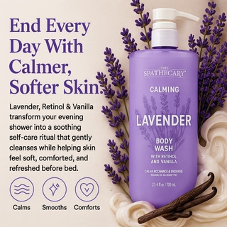 Calming Lavender Body Wash with Retinol & Vanilla