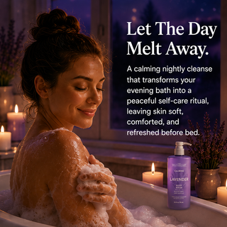 Calming Lavender Body Wash with Retinol & Vanilla
