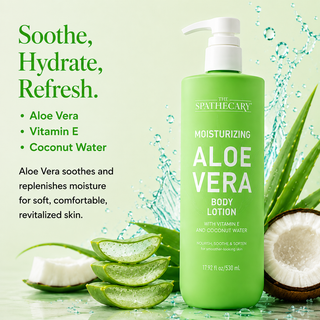 Moisturizing Aloe Vera Body Lotion with Vitamin E & Coconut Water