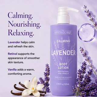 Calming Lavender Body Lotion with Retinol & Vanilla
