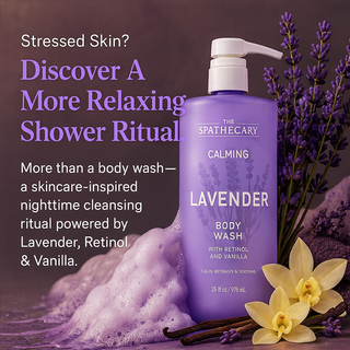 Calming Lavender Body Wash with Retinol & Vanilla