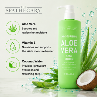 Moisturizing Aloe Vera Body Lotion with Vitamin E & Coconut Water