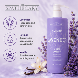 Calming Lavender Body Lotion with Retinol & Vanilla