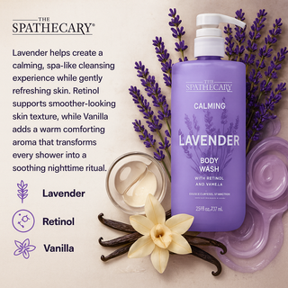 Calming Lavender Body Wash with Retinol & Vanilla