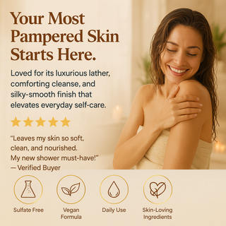 Smoothing Honey Body Wash with Jojoba Oil & Coconut Milk.