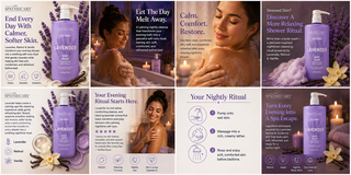 Calming Lavender Body Wash with Retinol & Vanilla