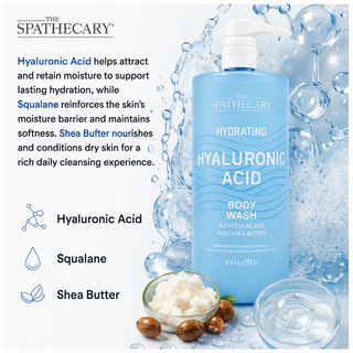 Hydrating Hyaluronic Acid Body Wash with Squalene and Shea Butter