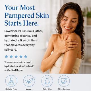 Hydrating Hyaluronic Acid Body Wash with Squalene and Shea Butter
