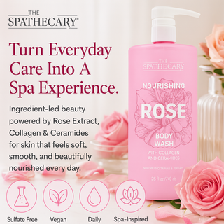 Nourishing Rose Body Wash with Collagens & Ceramides